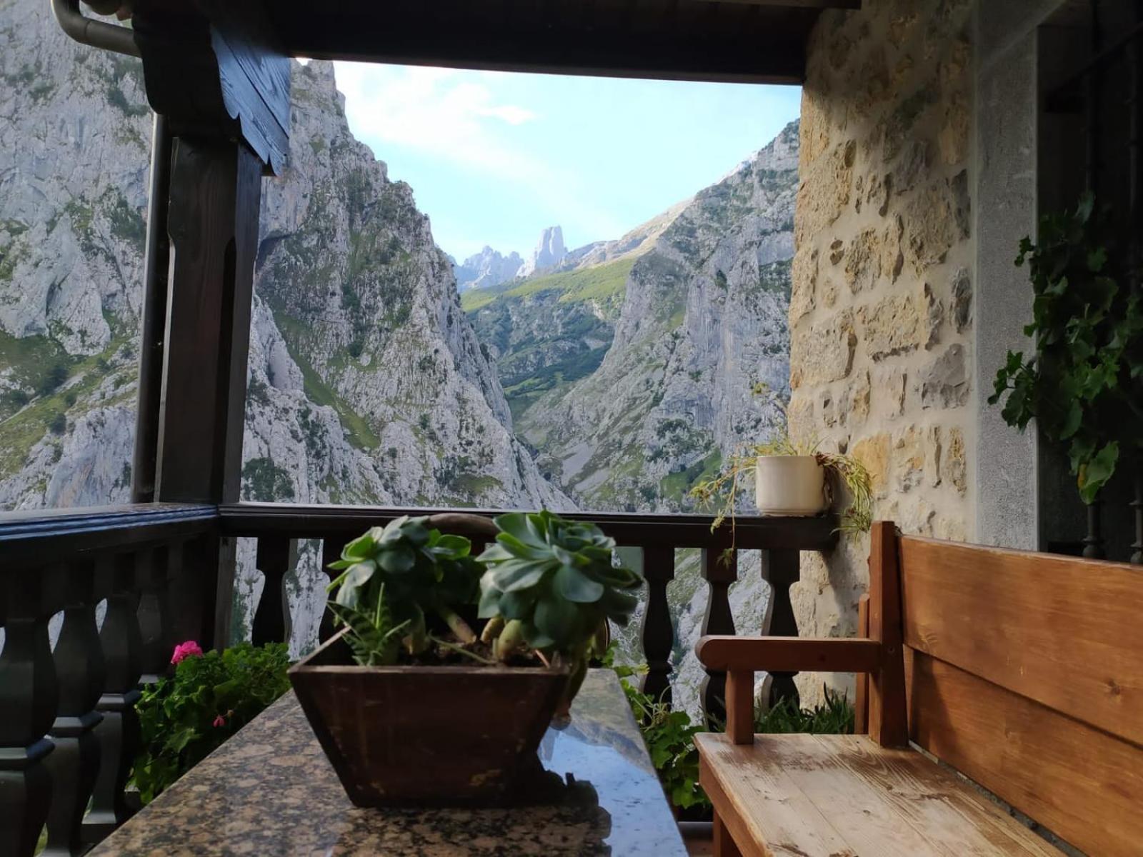 El Portal Del Abuelo Lägenhet Arenas De Cabrales Exteriör bild